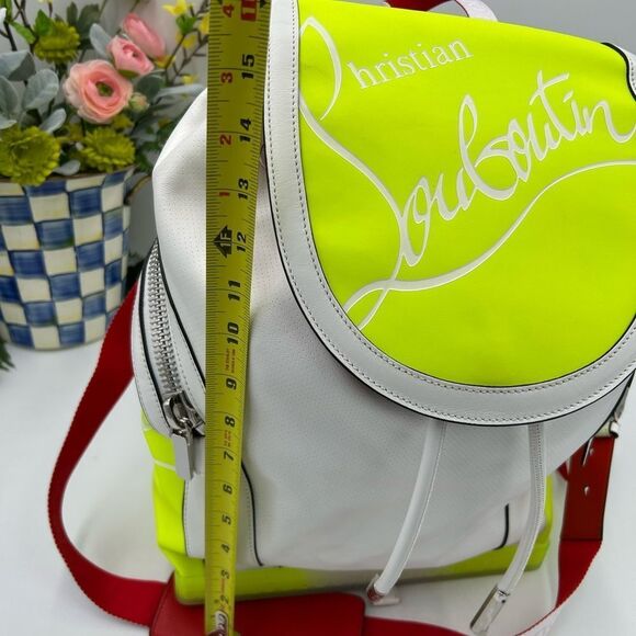 Unisex Christian Louboutin explorafunk leather backpack made in Italy NWT - Picture 11 of 14